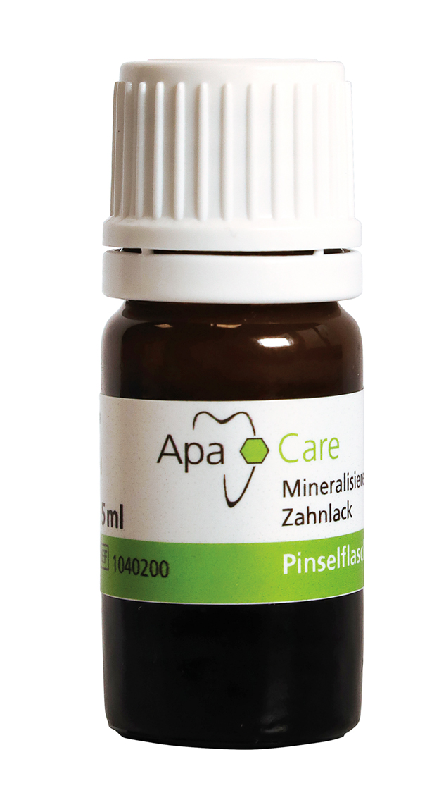 Frasco pincel barniz dental