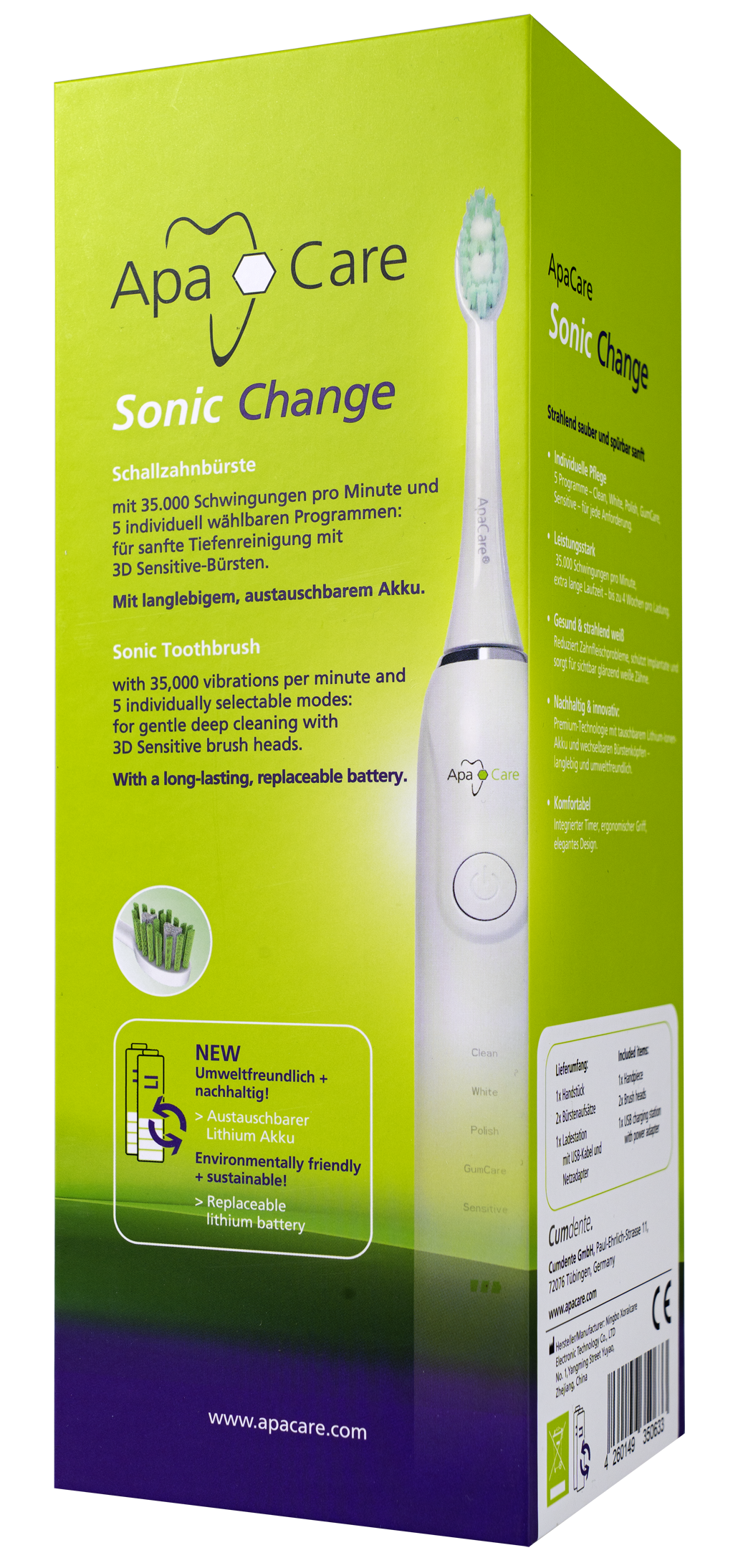 ACCU Change Sonic Cepillo dental sónico