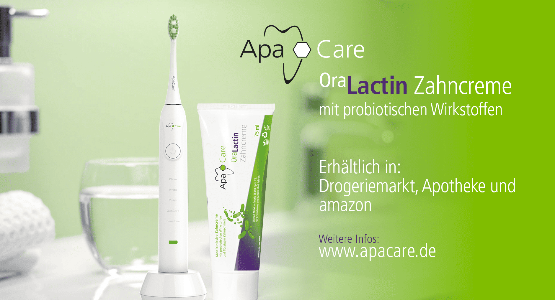12x Pasta dental médica con efecto probiótico