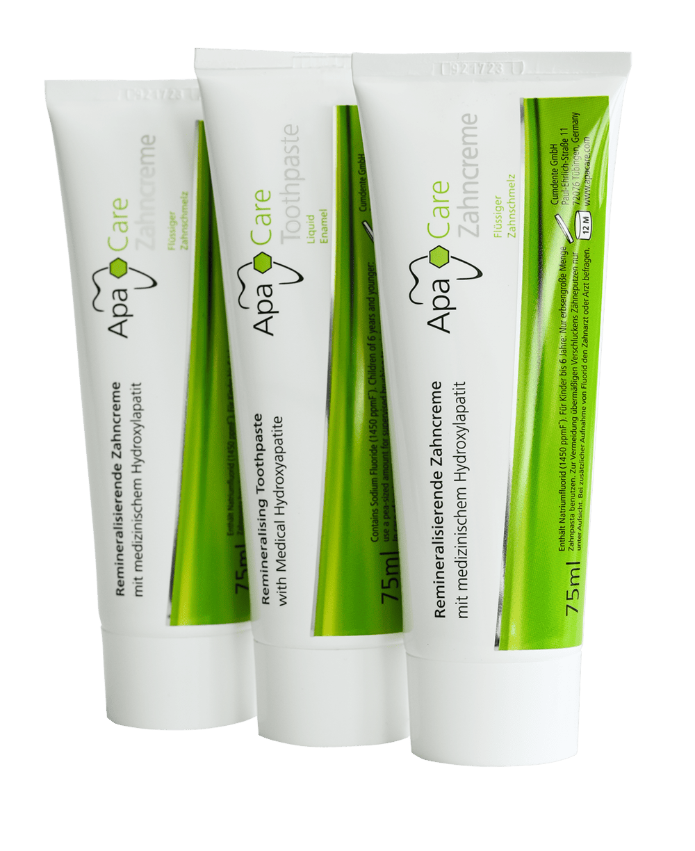 3x pasta dentífrica remineralizante con esmalte dental líquido
