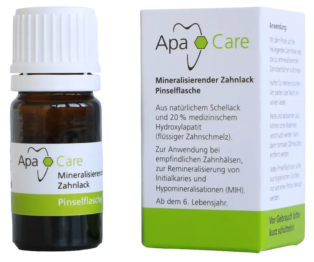 Frasco pincel barniz dental