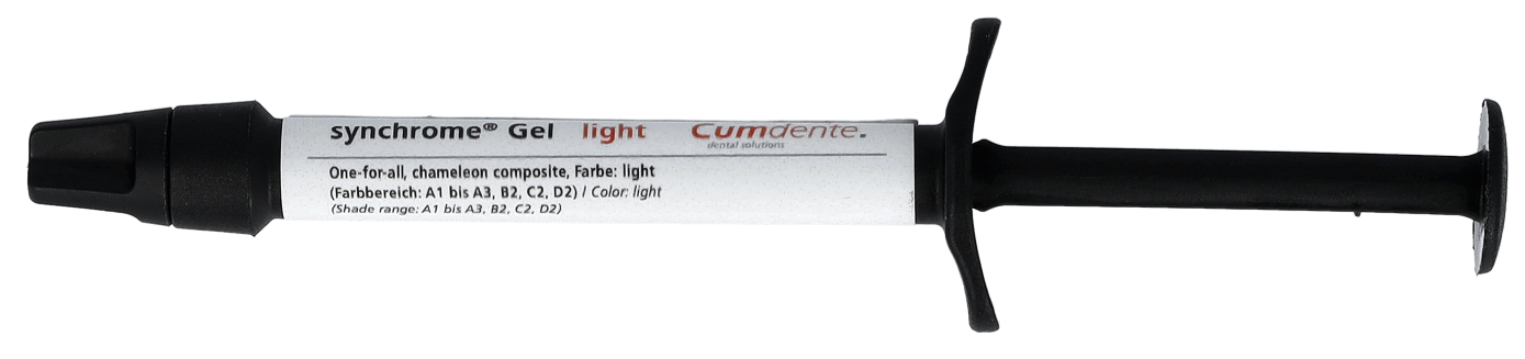 synchrome® gel jeringa set ligero e intensivo